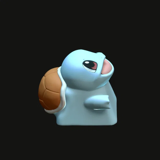 Squirtle Keycap Nº0007 - Nút bàn phím Pokemon dễ thương cho bàn phím cơ - Image 5