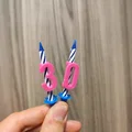 Số mini theo tuổi cho nến sinh nhật bánh kem 5mm - Thumbnail 1