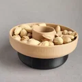 Khay Đựng Hạt Dẻ Cười 3D Thông Minh - Phụ Kiện Bàn Trà Sang Trọng - Thumbnail 1