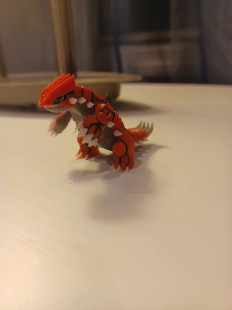 Mô hình Pokémon Groudon đa sắc in 3D cực chi tiết và ấn tượng - Image 2