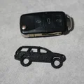 Móc khóa hình Jeep Grand Cherokee in 3D độc đáo - Thumbnail 1