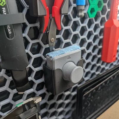Giá treo dụng cụ vệ sinh bàn in 3D cho hệ thống HSW