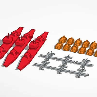 Bộ mô hình Mini Army 3D: Xe tăng, máy bay và tàu chiến siêu dễ thương