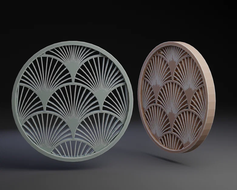 Geometric Deco Wall Art: Tranh treo tường họa tiết lá ginko độc đáo - Image 1