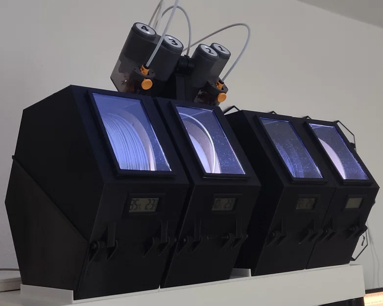 A1 AMS Lite Hexagon Drybox - LED MOD (4 hộp giữ khô cho AMS Lite) - Image 1