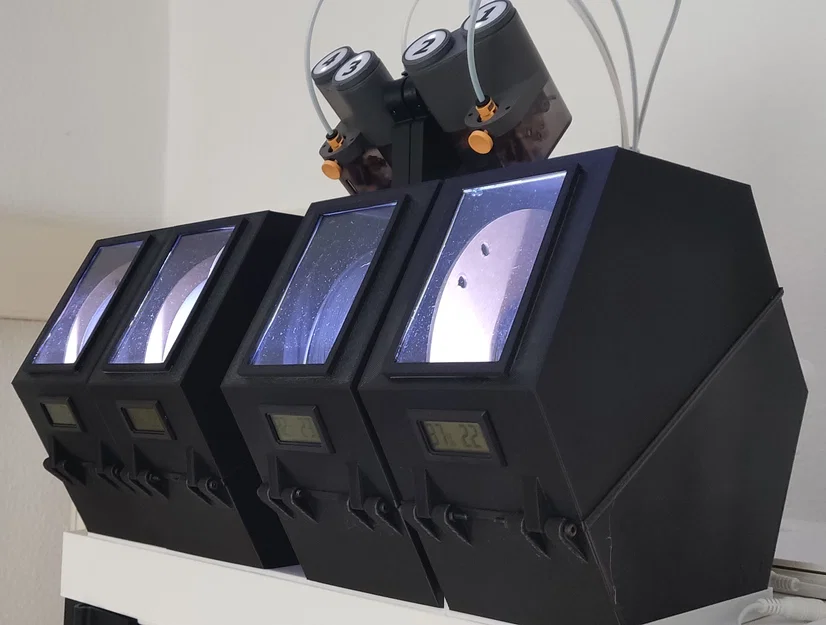 A1 AMS Lite Hexagon Drybox - LED MOD (4 hộp giữ khô cho AMS Lite) - Image 2