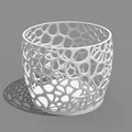 Giỏ Đựng Đồ Họa Tiết Voronoi – Đồ Trang Trí In 3D Độc Đáo - Thumbnail 1