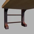Giá kê đơn giản / giá kê màn hình (Simple stand / monitor stand) - Thumbnail 2