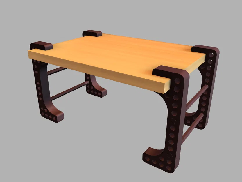 Giá kê đơn giản / giá kê màn hình (Simple stand / monitor stand) - Image 3