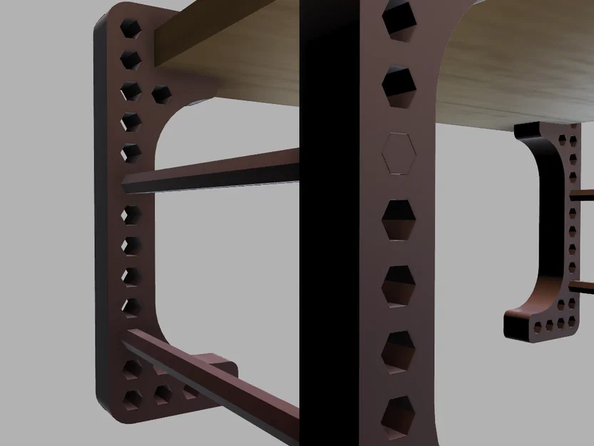 Giá kê đơn giản / giá kê màn hình (Simple stand / monitor stand) - Image 4