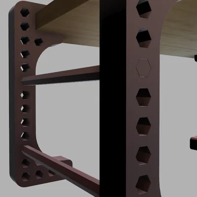 Giá kê đơn giản / giá kê màn hình (Simple stand / monitor stand)