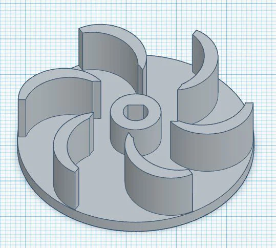 Cánh quạt thay thế (Impeller) cho máy bơm Jebao 2500 - Image 1