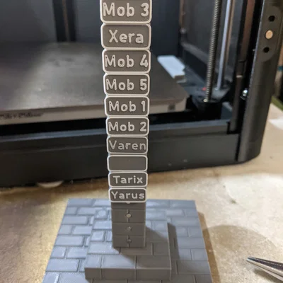 D&D Initiative Tracker - Công cụ theo dõi lượt đánh 3D thông minh
