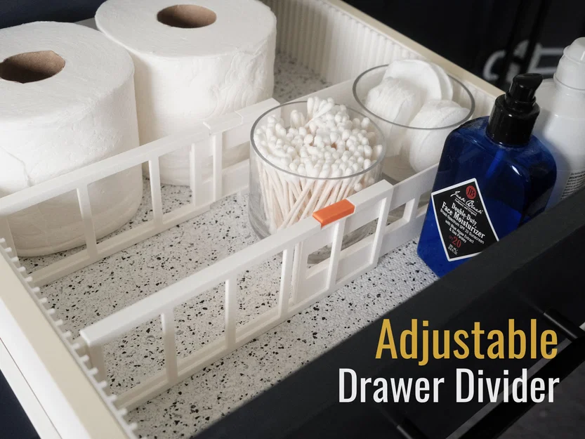 Vách ngăn ngăn kéo điều chỉnh (Adjustable Drawer Divider) - Image 1