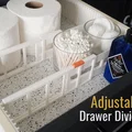 Vách ngăn ngăn kéo điều chỉnh (Adjustable Drawer Divider) - Thumbnail 1