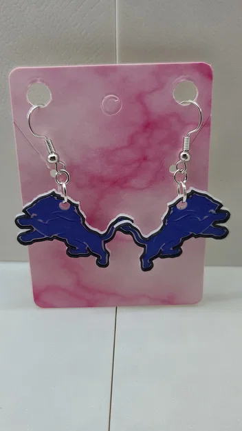 Bông tai Detroit Lions (Detroit Lions Earrings) - Image 1