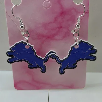Bông tai Detroit Lions (Detroit Lions Earrings)
