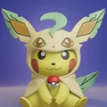 Mô hình 3D Pikachu hóa trang Eeveelutions siêu đáng yêu - Thumbnail 7