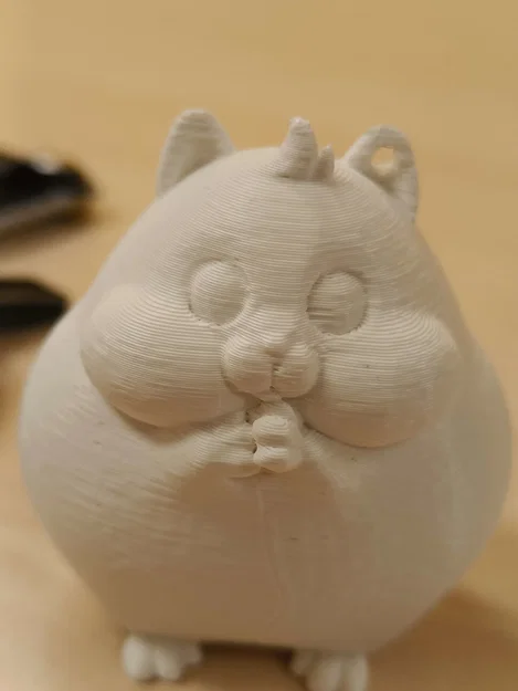 Móc khóa chú chuột hamster béo 3D siêu đáng yêu - Image 1