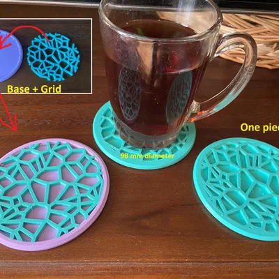 Lót ly Voronoi “Coaster coaster”