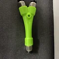 Y-Splitter AMS dễ in, bám bàn không xê dịch (PC4-UM2 hoặc đầu 10mm) - Thumbnail 3