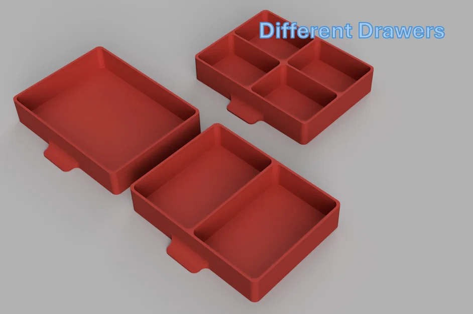 Storage Drawer Box S - Hộp đựng đồ đa năng, in 3D không cần support - Image 2