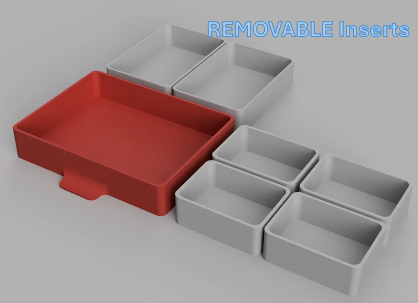 Storage Drawer Box S - Hộp đựng đồ đa năng, in 3D không cần support - Image 3