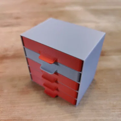 Storage Drawer Box S - Hộp đựng đồ đa năng, in 3D không cần support