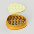 Dao Cắt Bông Tai Đất Sét Polymer Trứng Phục Sinh Zig Zag (STL) - Thumbnail 7
