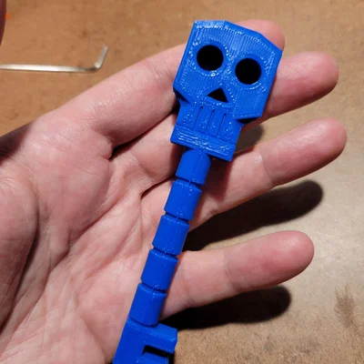 Mô hình chìa khóa đầu lâu (Skeleton Key) in 3D cực chất cho bé