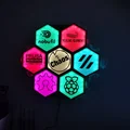 Logo-Tiles cho Hexawall – Tường lục giác gắn đèn LED - Thumbnail 2