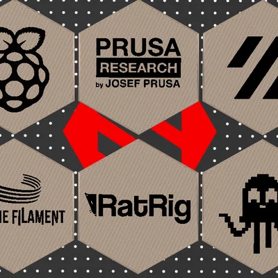 Logo-Tiles cho Hexawall – Tường lục giác gắn đèn LED