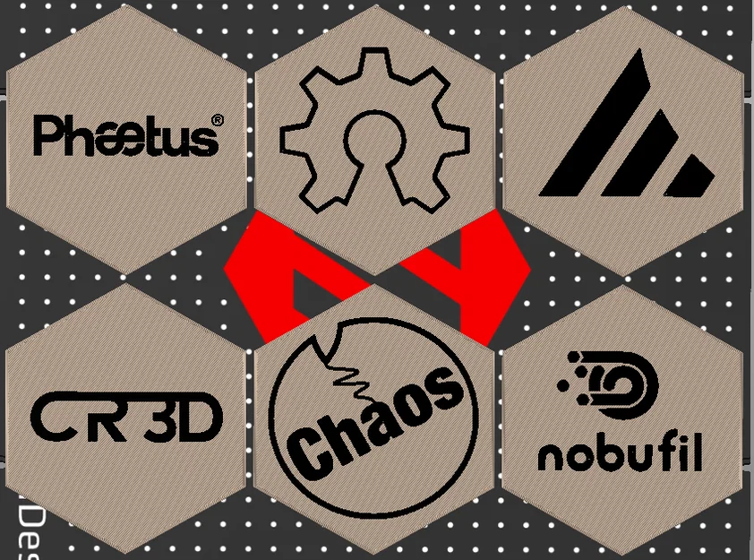 Logo-Tiles cho Hexawall – Tường lục giác gắn đèn LED - Image 5