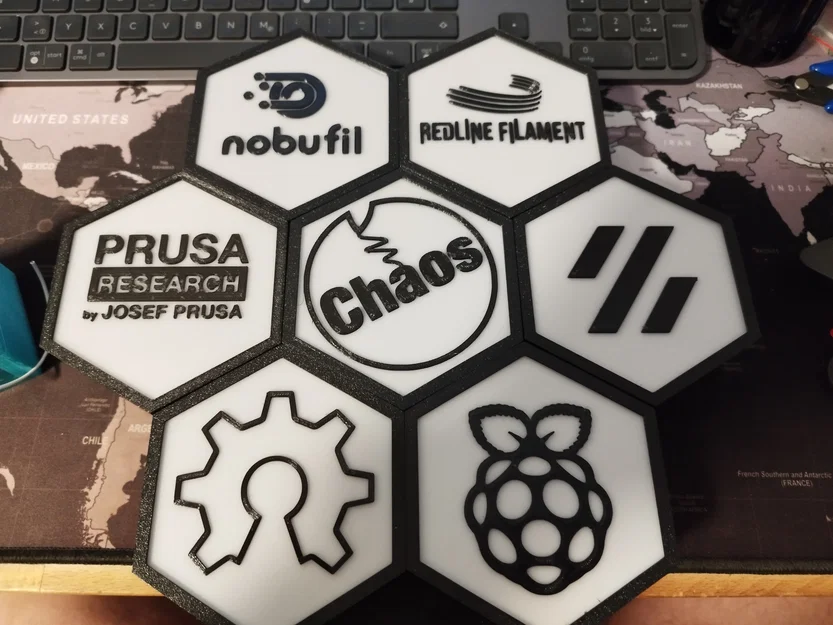 Logo-Tiles cho Hexawall – Tường lục giác gắn đèn LED - Image 6