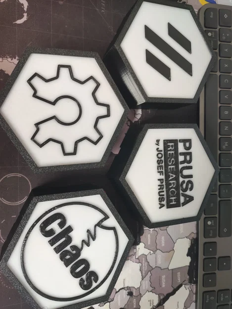 Logo-Tiles cho Hexawall – Tường lục giác gắn đèn LED - Image 7