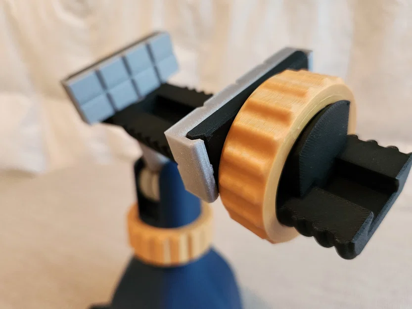 Ê-tô kẹp xoay & nghiêng có thể gia trọng lượng (Rotating Tilting Weighted Vise) - Image 7