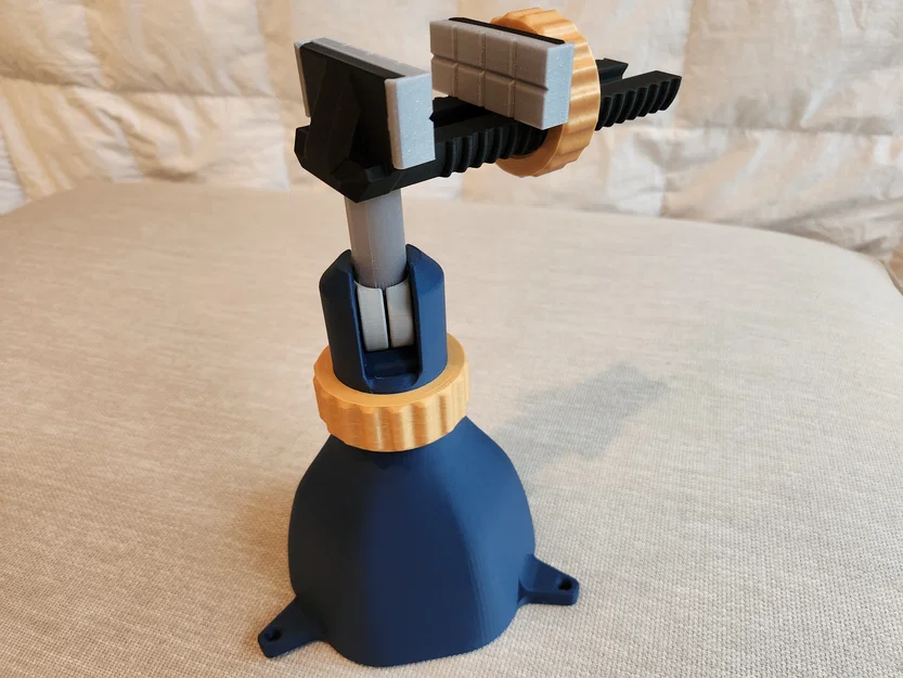 Ê-tô kẹp xoay & nghiêng có thể gia trọng lượng (Rotating Tilting Weighted Vise) - Image 8