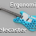 Ergonomic Telecaster: Đàn Guitar Điện In 3D Độc Đáo và Công Thái Học - Thumbnail 1