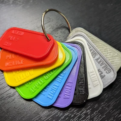 Thẻ Màu Filament Tuỳ Biến (Customizable Filament Color Tags)