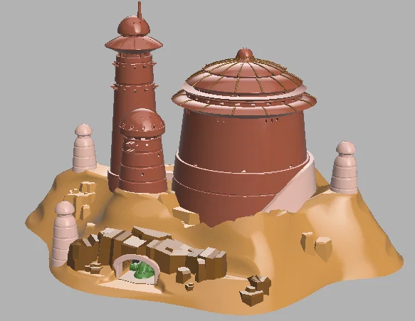 Cung điện Jabba (hoặc của Boba Fett), Tatooine - StarWars - Image 8