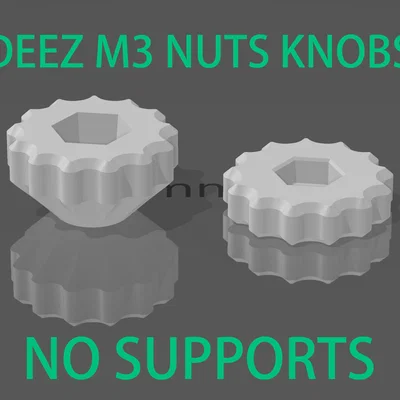 Núm vặn căn chỉnh bàn in 3D Tiny M3 nhỏ gọn, dễ sử dụng