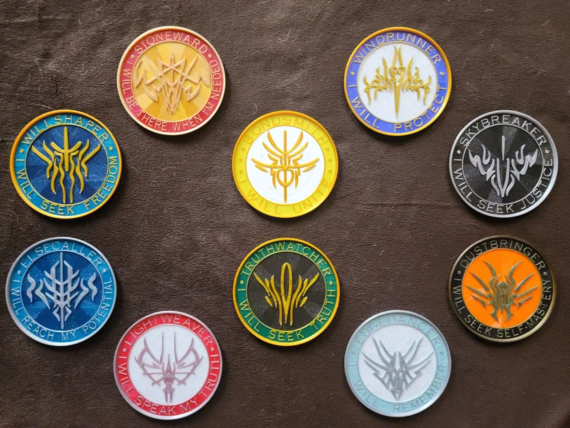 Miếng lót ly Knights Radiant - Stormlight Archive - Image 1