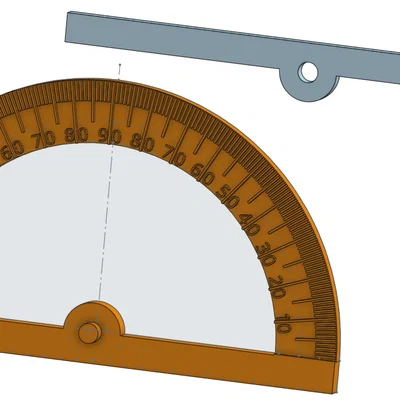Thước đo góc đơn giản (einfacher Winkelmesser)