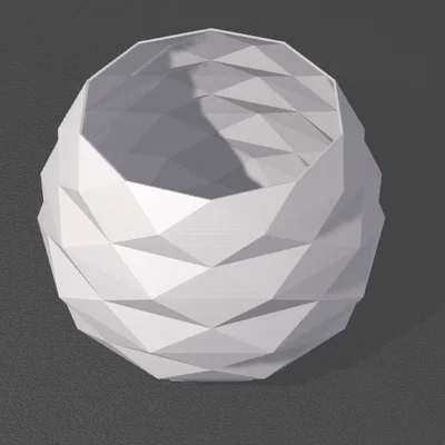 Chậu cây trang trí Low Poly Vase đẹp mắt