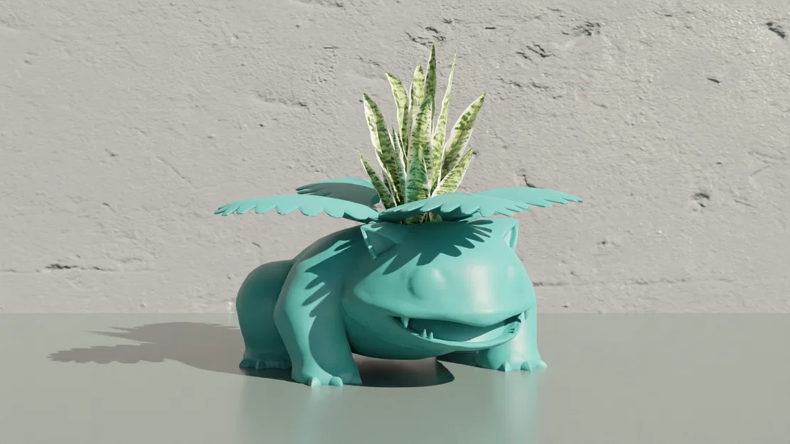Mô hình chậu cây Pokemon Venusaur in 3D độc đáo - Image 1
