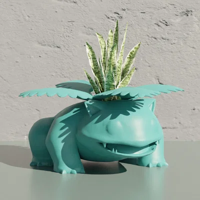 Mô hình chậu cây Pokemon Venusaur in 3D độc đáo