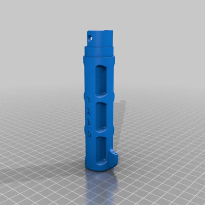 Nòng súng độ phong cách FRAG cho Airsoft AAP 01 (2 mảnh)