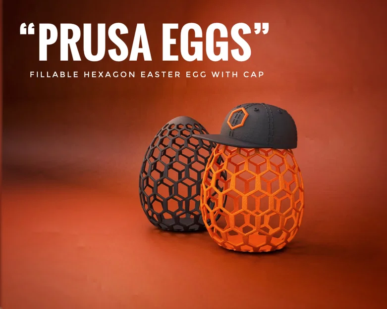 “Prusa Eggs” – Trứng Phục Sinh lục giác ngầu kèm nắp - Image 1