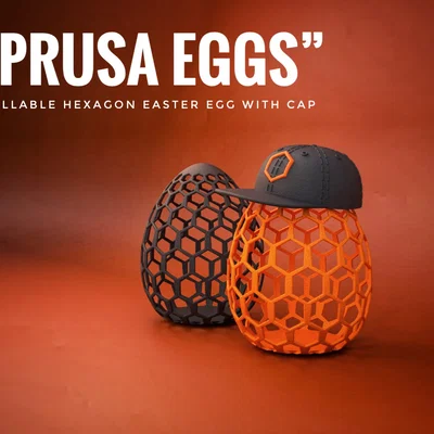 “Prusa Eggs” – Trứng Phục Sinh lục giác ngầu kèm nắp