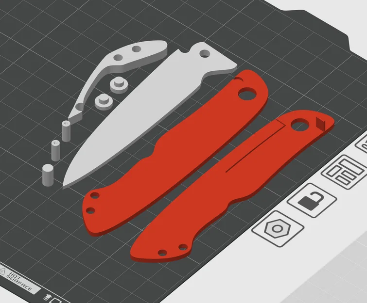 Folding Knife Fidgit (dao gập fidget) - Image 2